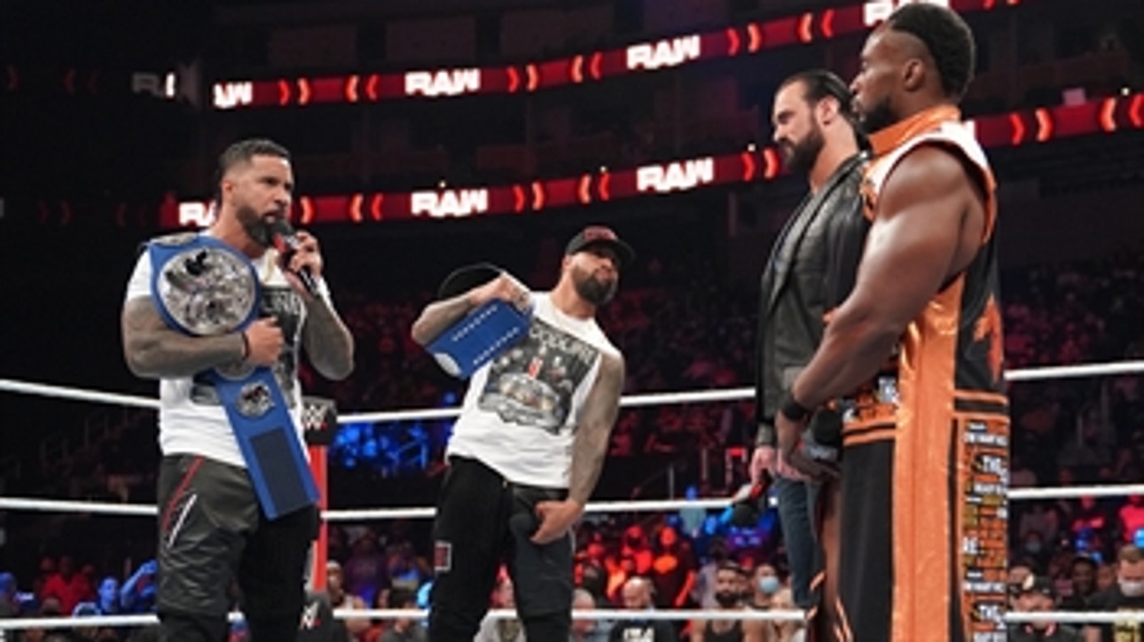 The Usos spark tension between Big E and Drew McIntyre: Raw, Oct. 11, 2021