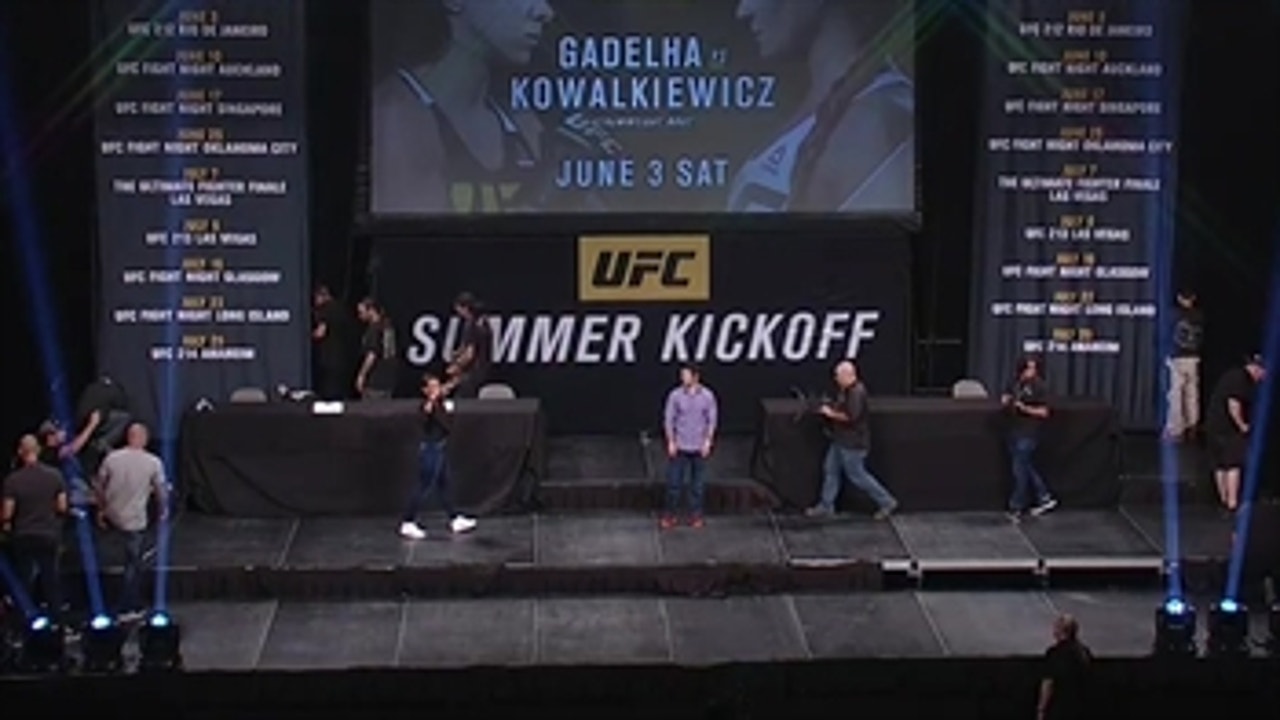 Watch every UFC Summer Kickoff fighter face-off in Dallas ' UFC ON FOX