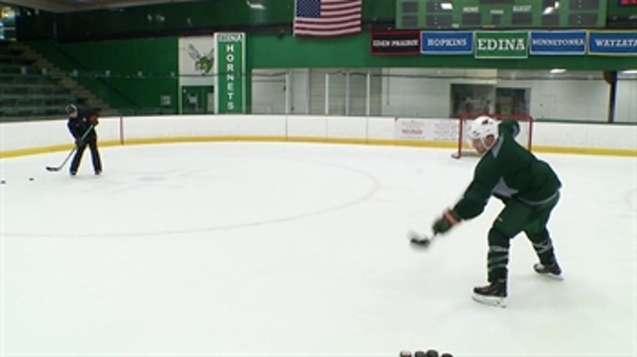 Zach Parise Instructional: Tipping in