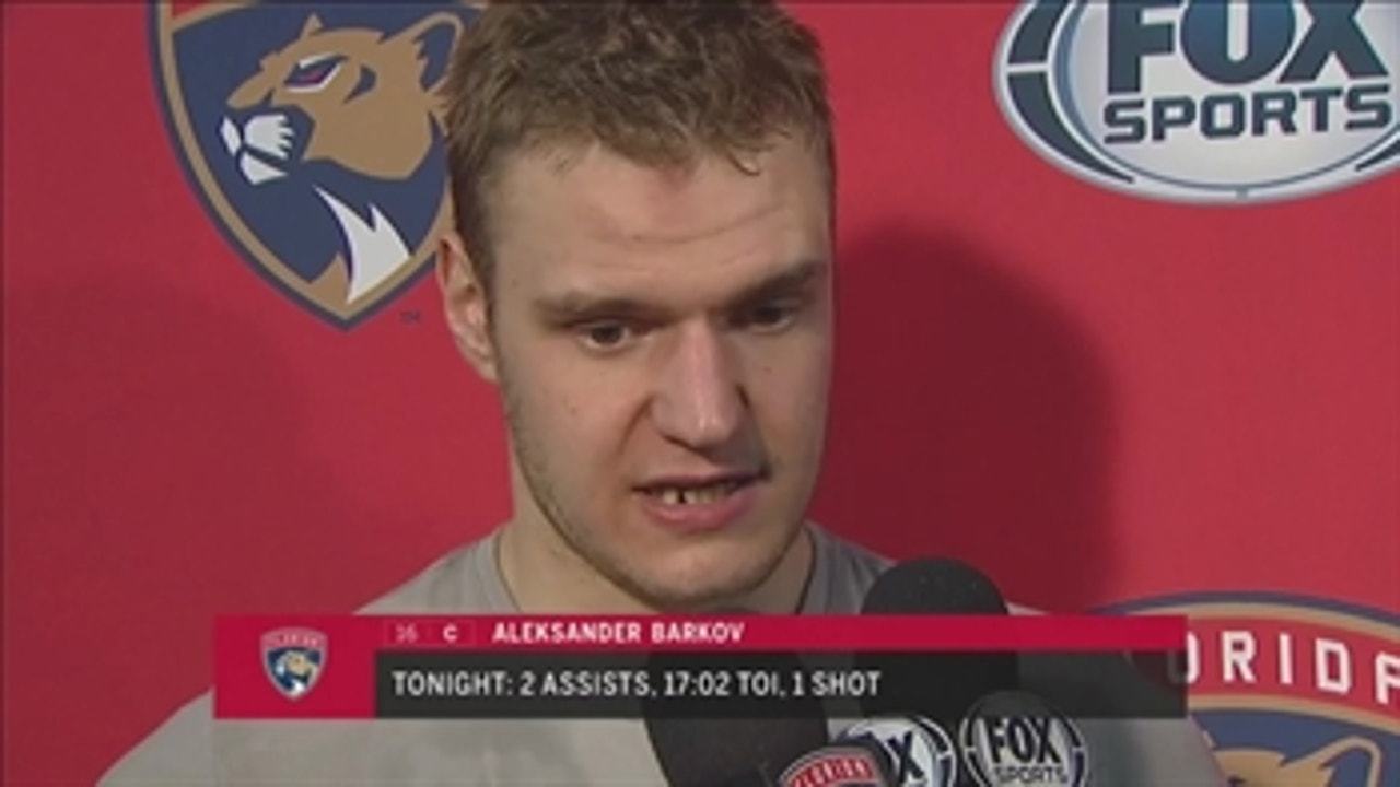 Aleksander Barkov after big win: We have to keep getting better and better