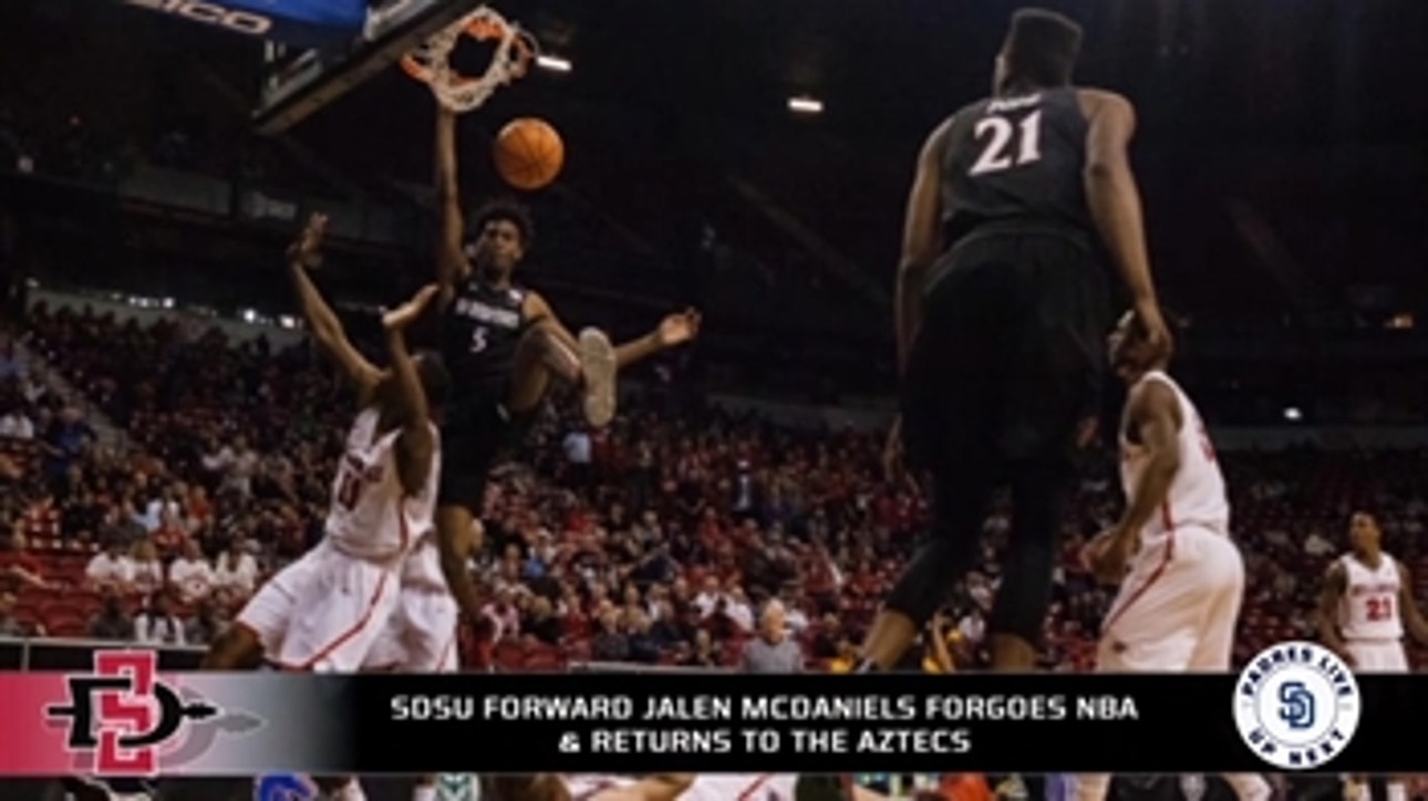 San Diego State forward Jalen McDaniels to return for sophomore year