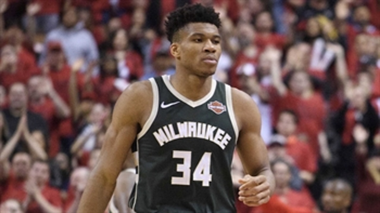 Shannon Sharpe gives Giannis Antetokounmpo a D- grade for his performance in Game 3