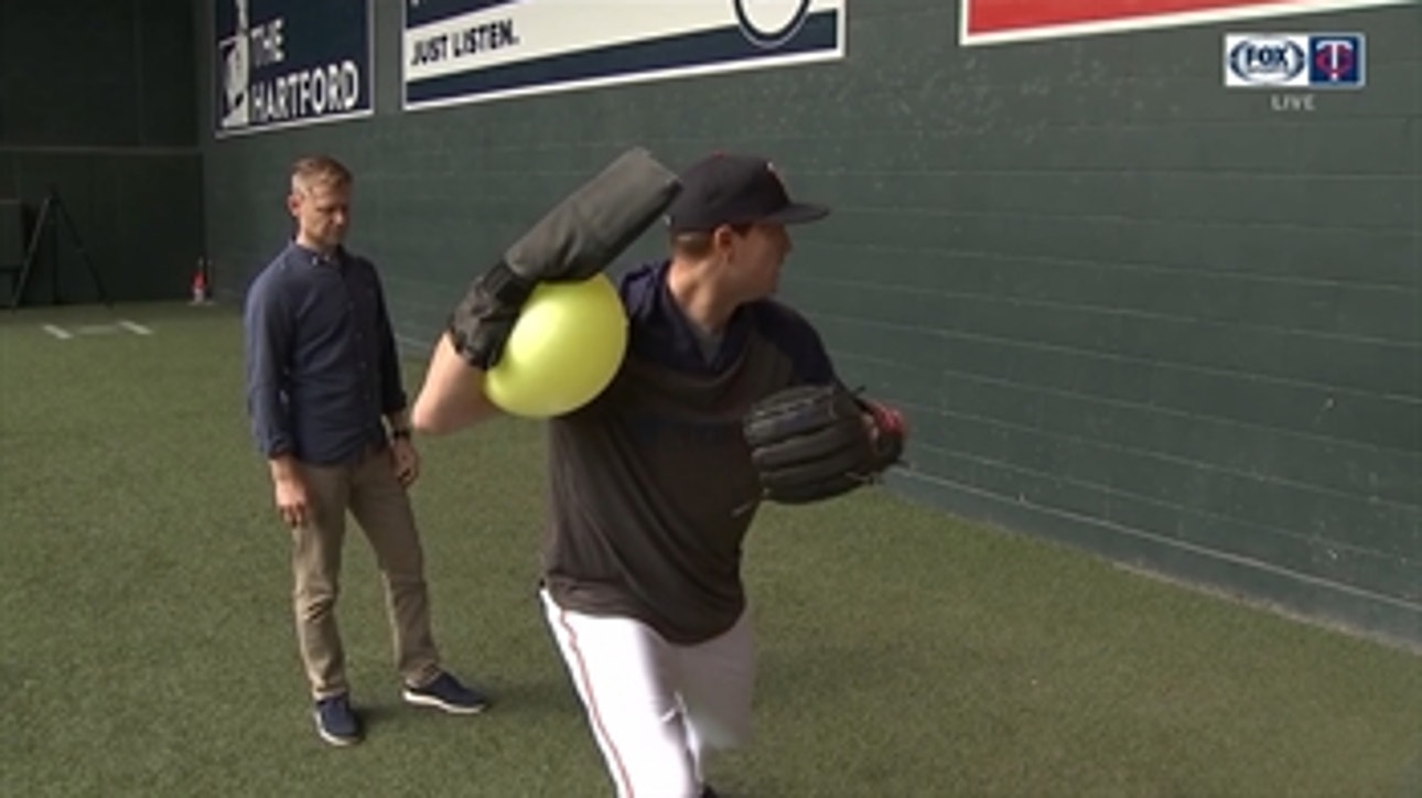 What's going on here? Twins pitcher Kyle Gibson explains