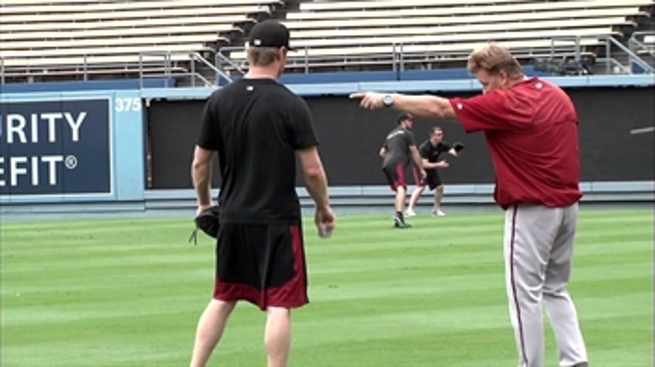 Robbie Ray, Chase Anderson 'play catch'