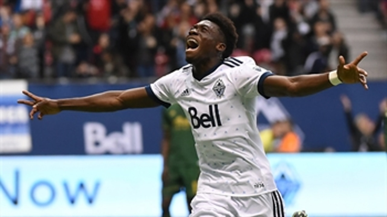Alphonso Davies nets a brace in his final MLS game before joining Bayern Munich
