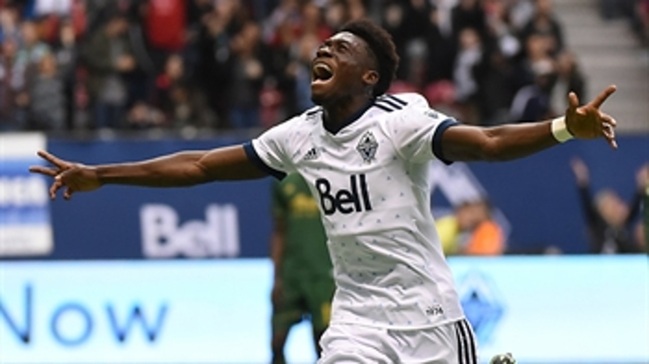 Alphonso Davies nets a brace in his final MLS game before joining Bayern Munich