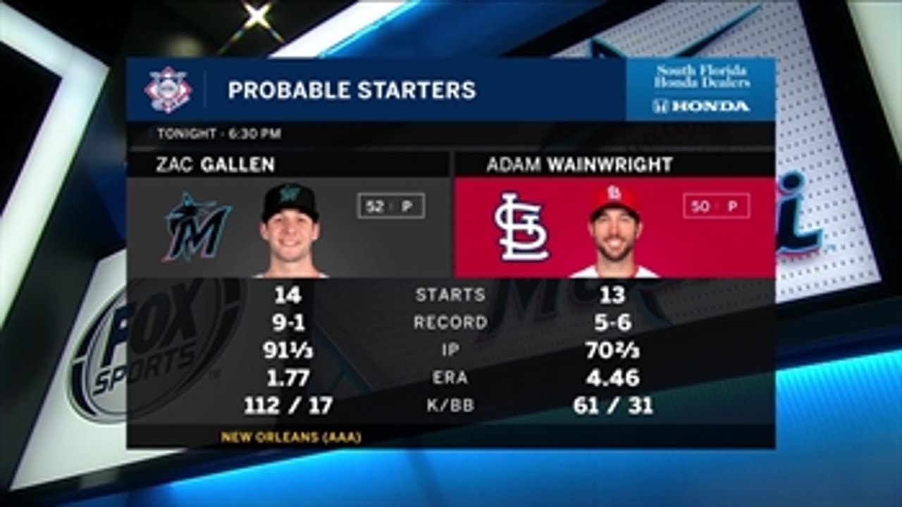 Zac Gallen will make his MLB debut against Cardinals