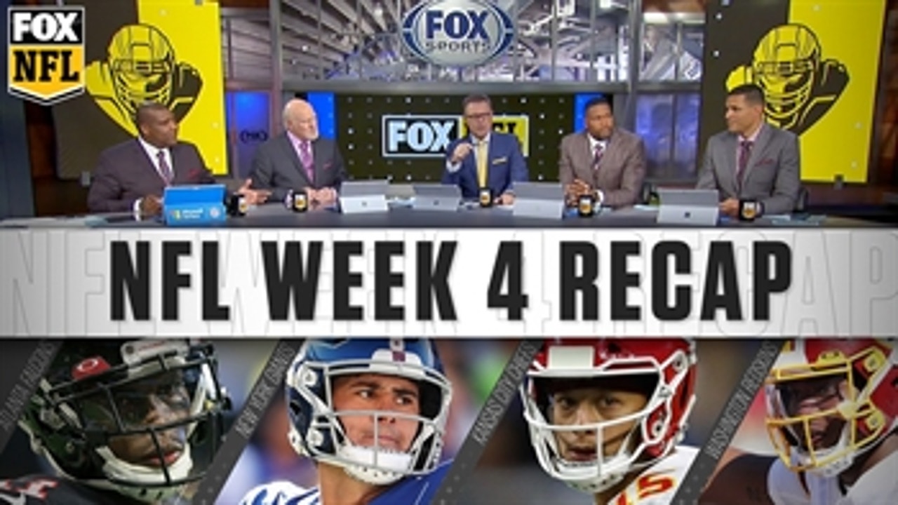 Week 4: Chiefs' resiliency, Giants' resurgence and Redskins & Falcons' struggles