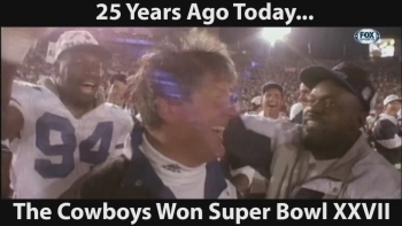 Cowboys Won Super Bowl XXVII 25 Years Ago