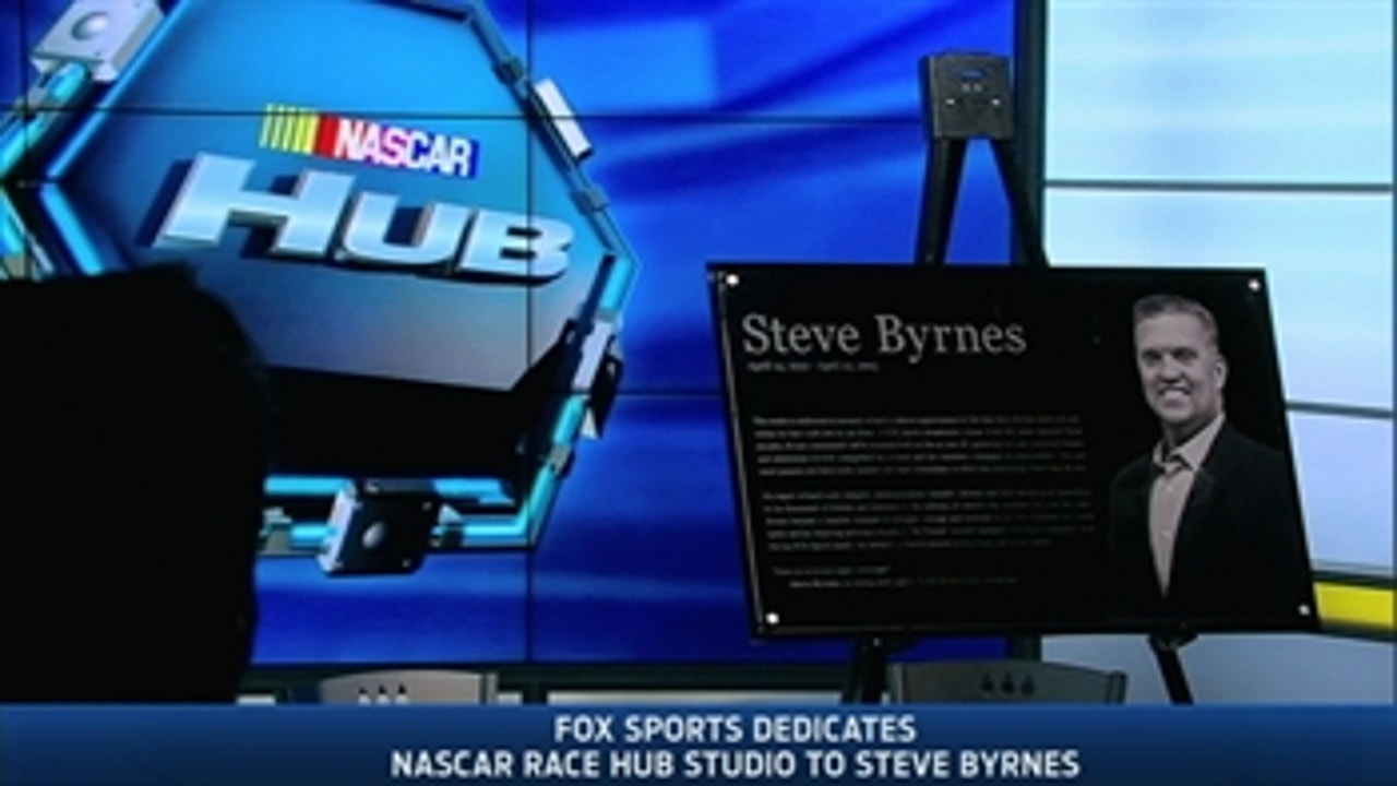 NASCAR Race Hub Dedicates Studio to Steve Byrnes