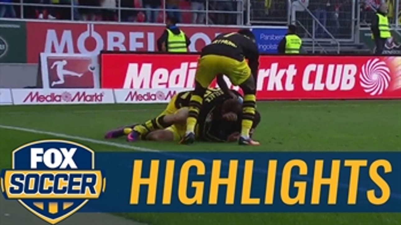 Christian Pulisic scores late equalizer against Ingolstadt ' 2016-17 Bundesliga Highlights