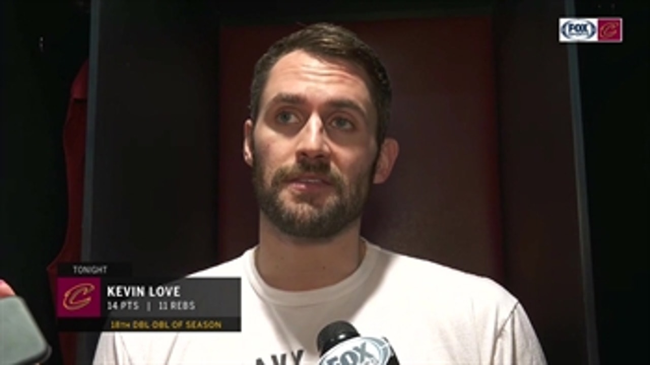 Kevin Love talks about where the team lost control of the game