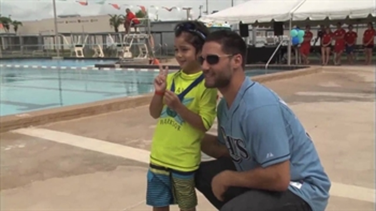 Kiermaier encourages pool safety