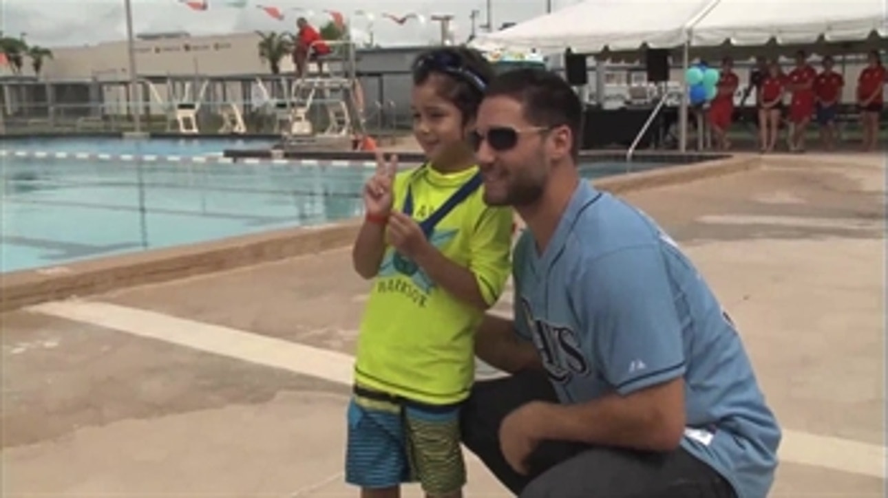 Kiermaier encourages pool safety