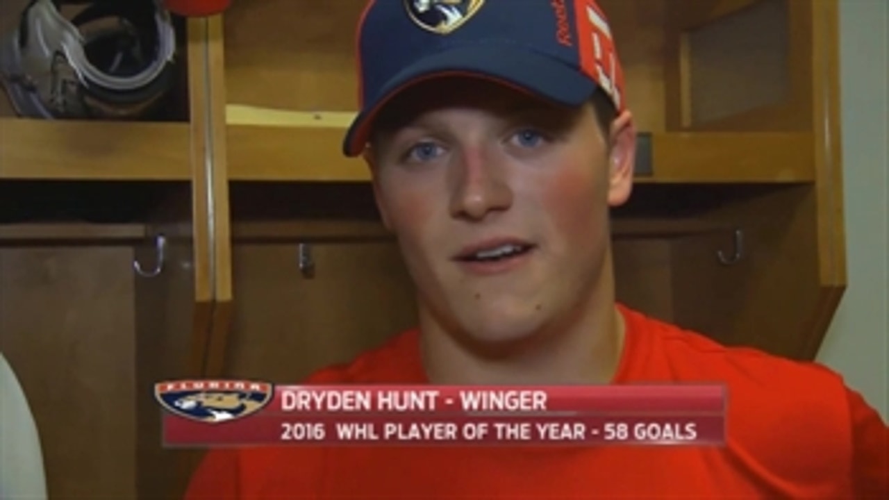 Dryden Hunt says being undrafted provides motivation