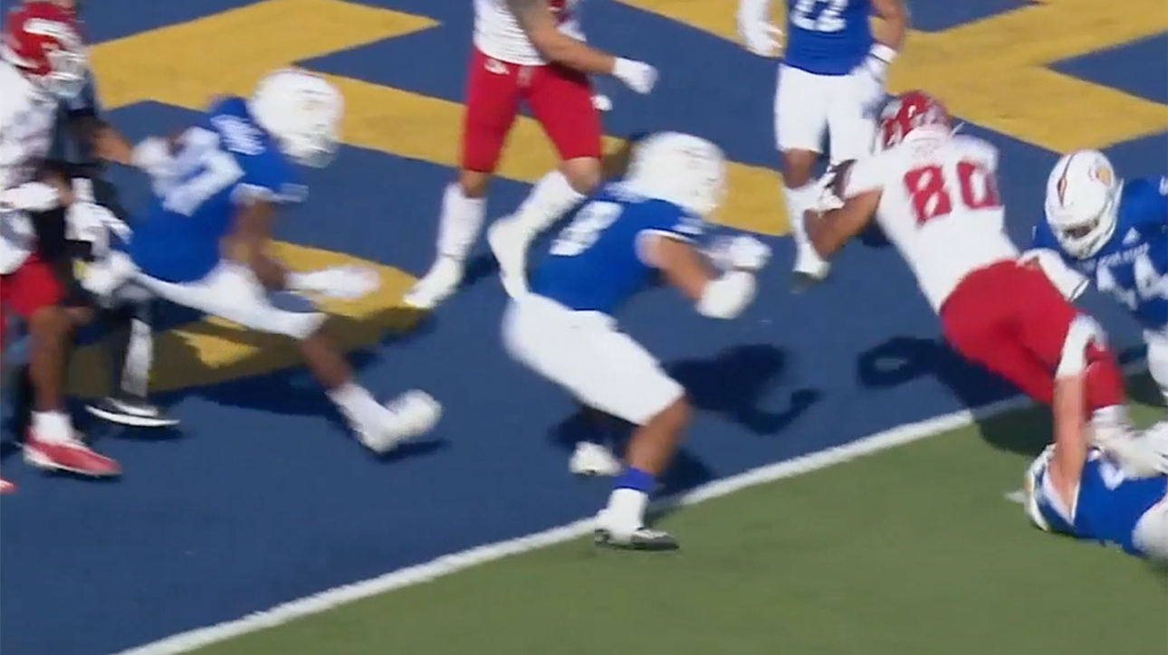 Jake Haener finds Juan Rodriguez for a six-yard touchdown, Fresno State leads San Jose State 16-6