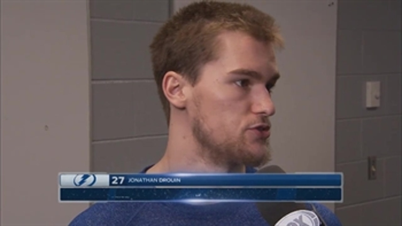 Jonathan Drouin: 'You can't take a shift off in the playoffs'