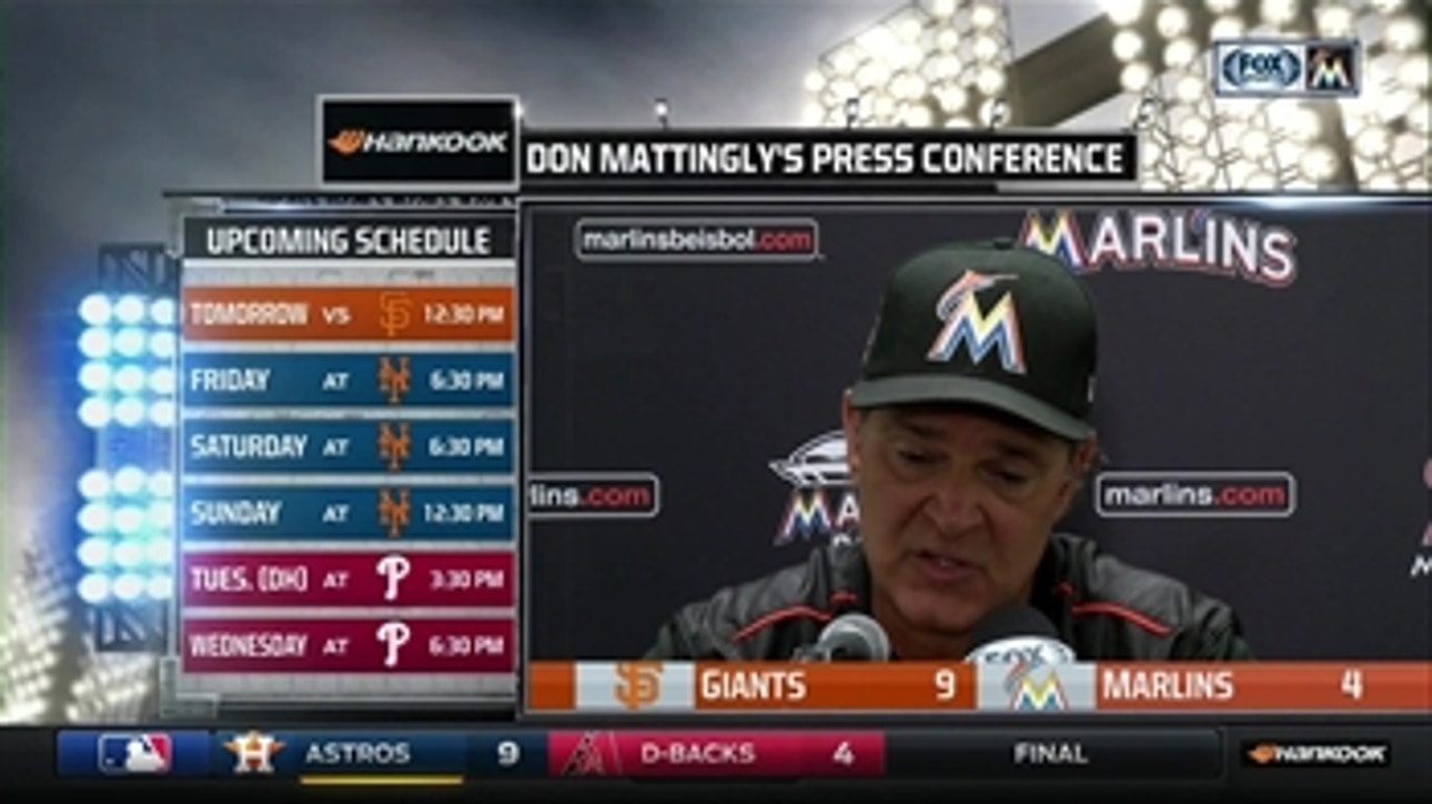 Don Mattingly would like to see Stanton breaks his own HR streak