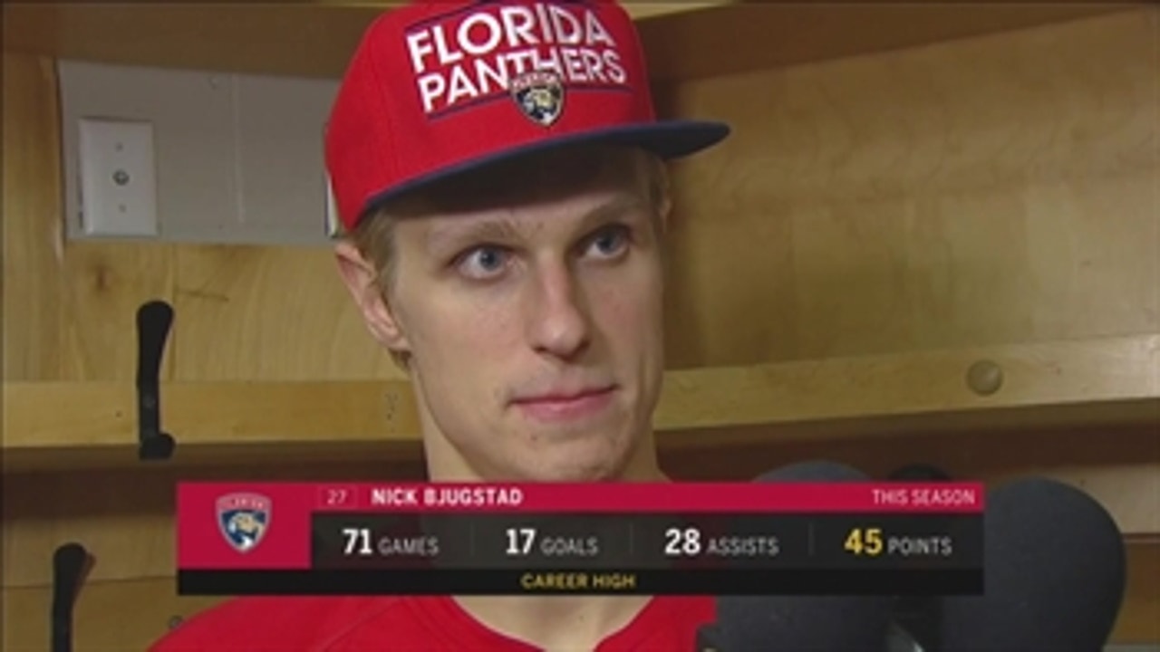 Nick Bjugstad: This could be a fun run here