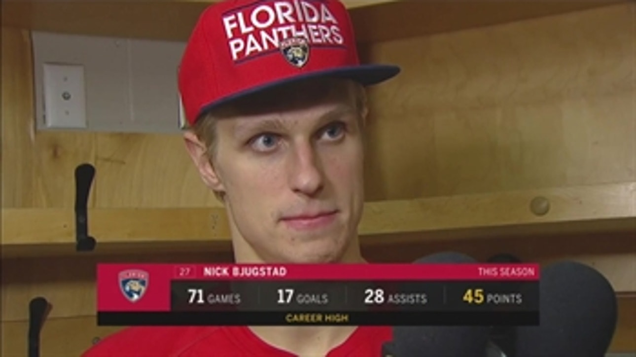 Nick Bjugstad: This could be a fun run here