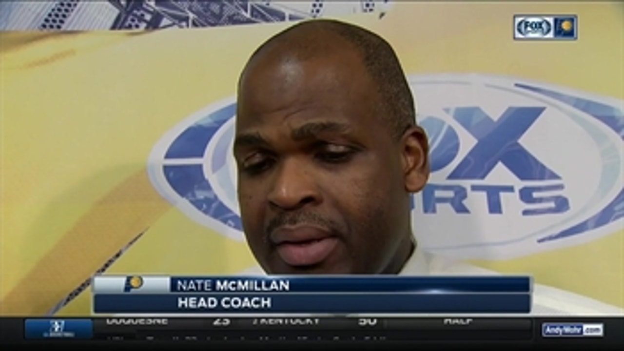 McMillan says Pacers' first road win is a big relief