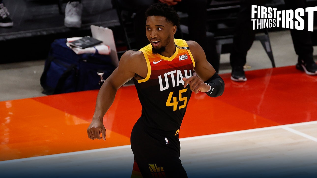 Chris Broussard praises Donovan Mitchell after Jazz win Game 1: 'He'll be viewed as a superstar' | FIRST THINGS FIRST