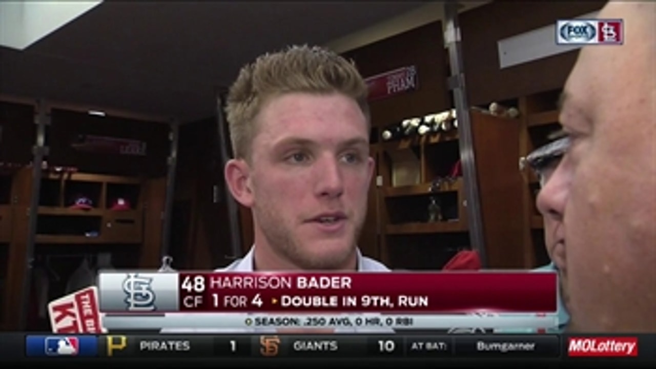 Harrison Bader on his whirlwind major league debut