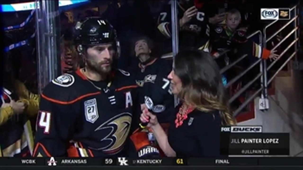 Adam Henrique talks about the Ducks 'special night' after win