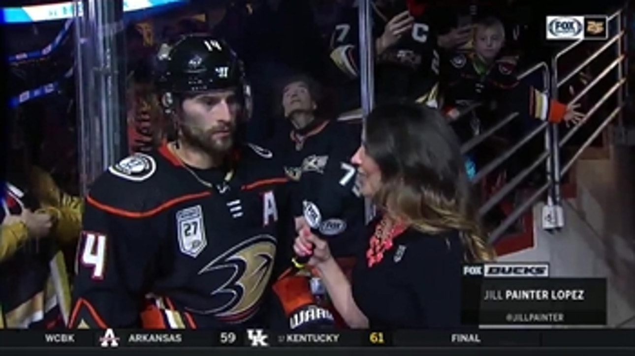 Adam Henrique talks about the Ducks 'special night' after win