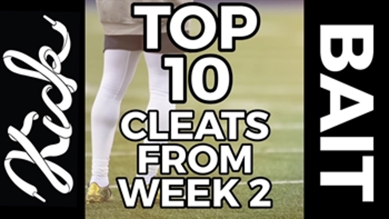 Top 10 cleats from NFL Week 2