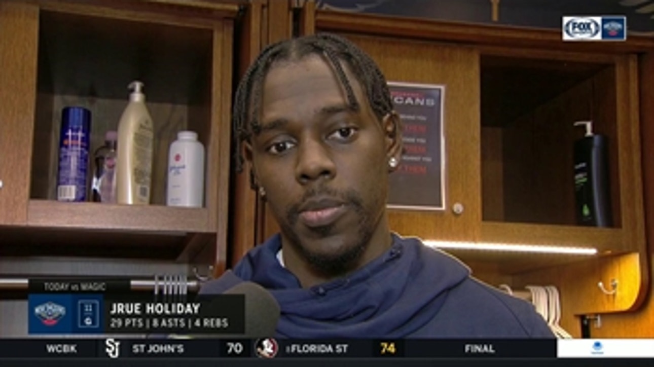 Jrue Holiday: 'We've just got to stay positive' ' Pelicans Live