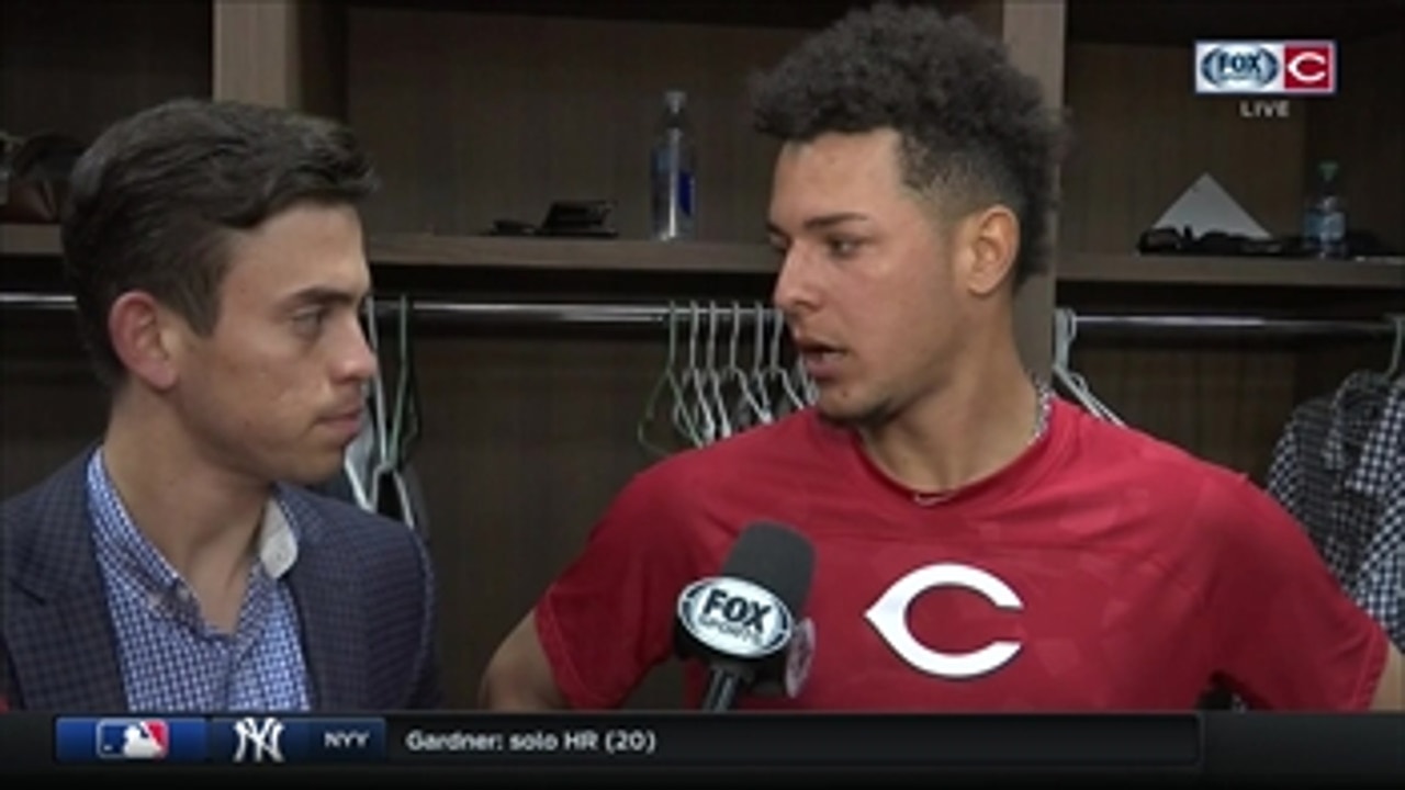 Reds' Luis Castillo discusses his strong start against the Braves
