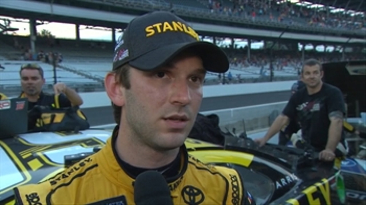 Daniel Suárez finishes 7th after wild day at Indy | 2017 BRICKYARD 400