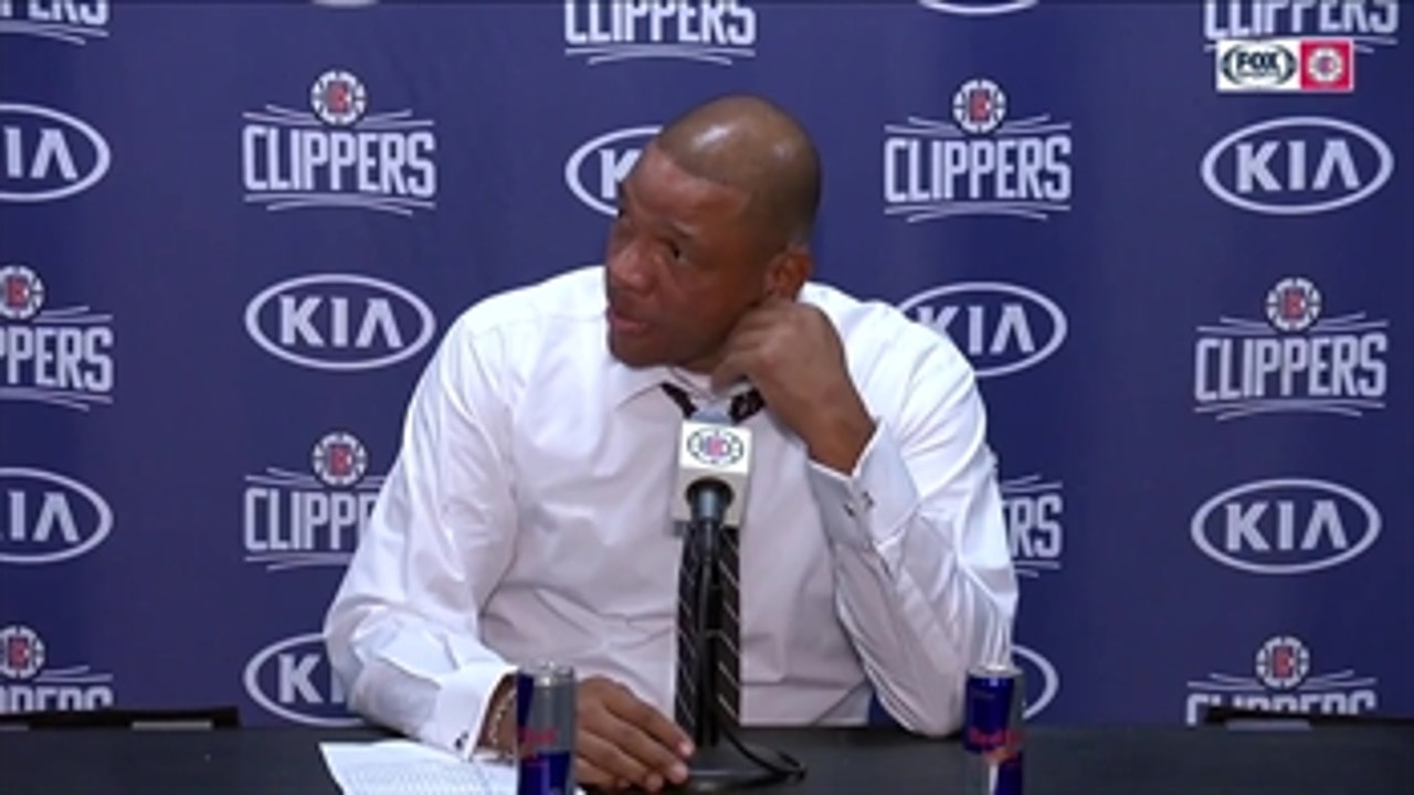 Clippers head coach Doc Rivers lauds team's defensive effort after win over Spurs