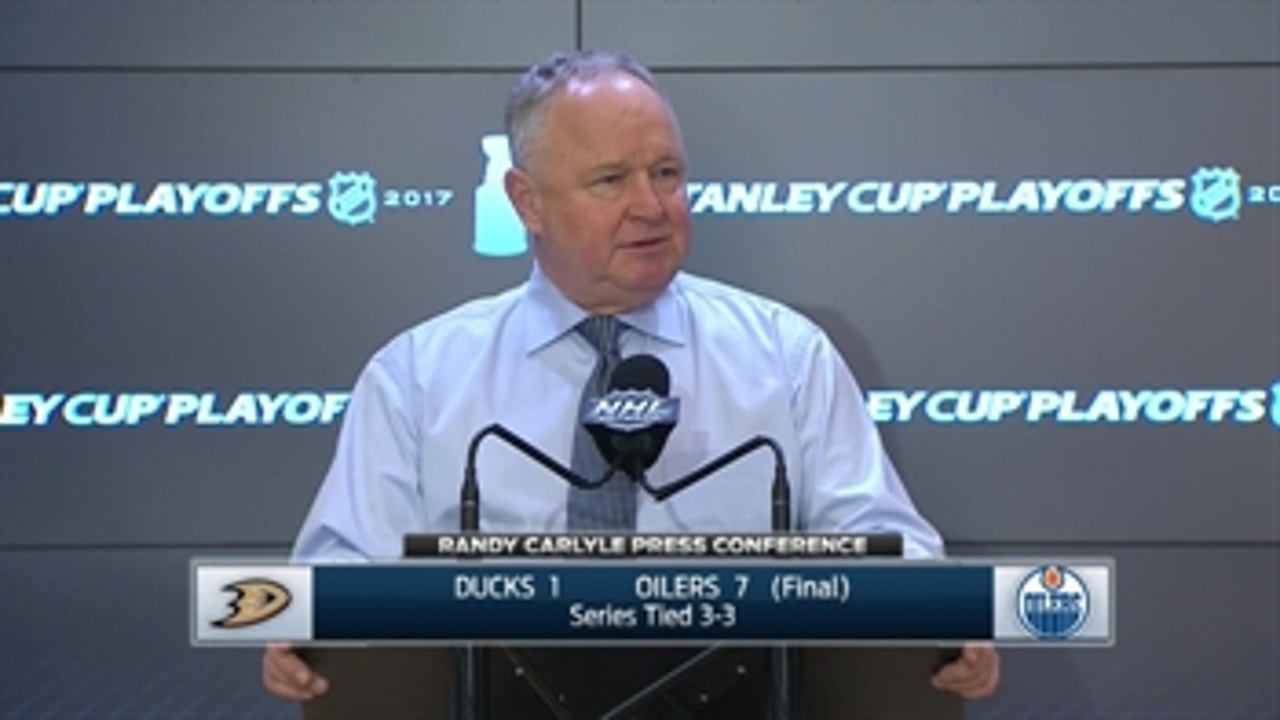 Carlyle on Ducks' Game 7 woes: It's not the same group