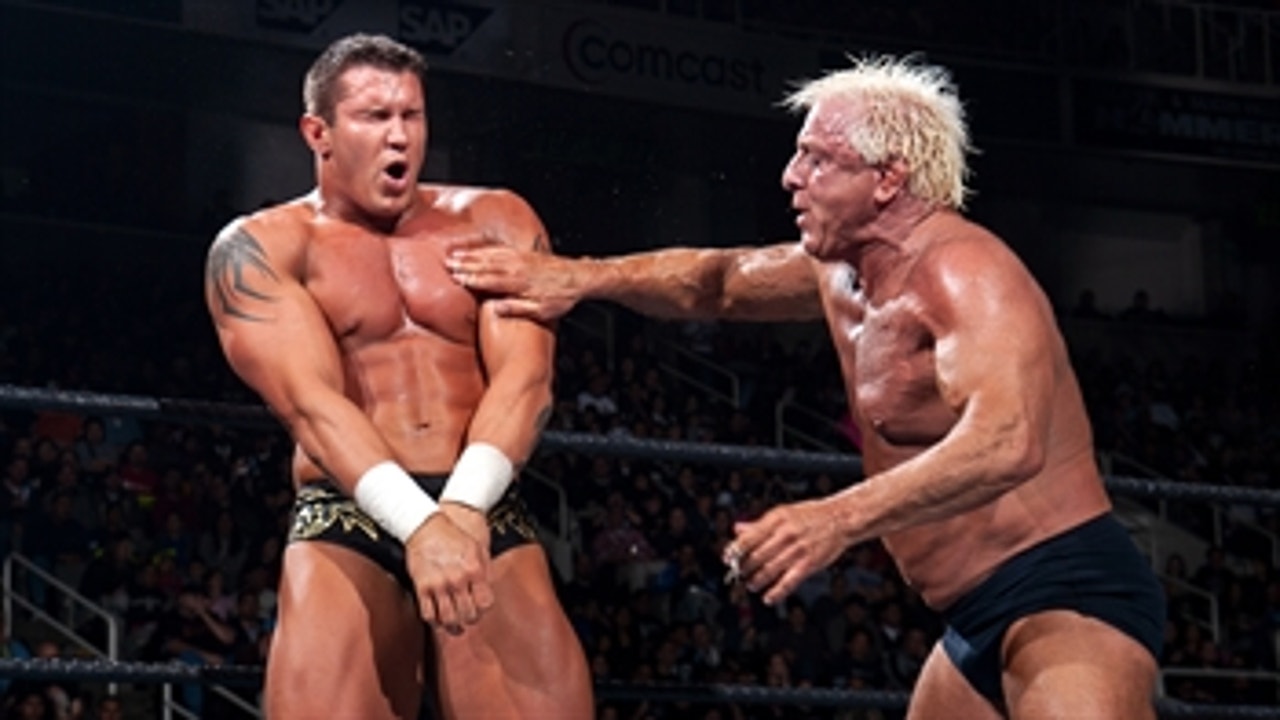 Randy Orton & Shawn Michaels vs. Ric Flair & Triple H: Raw, Jan. 31, 2005 (Full Match)