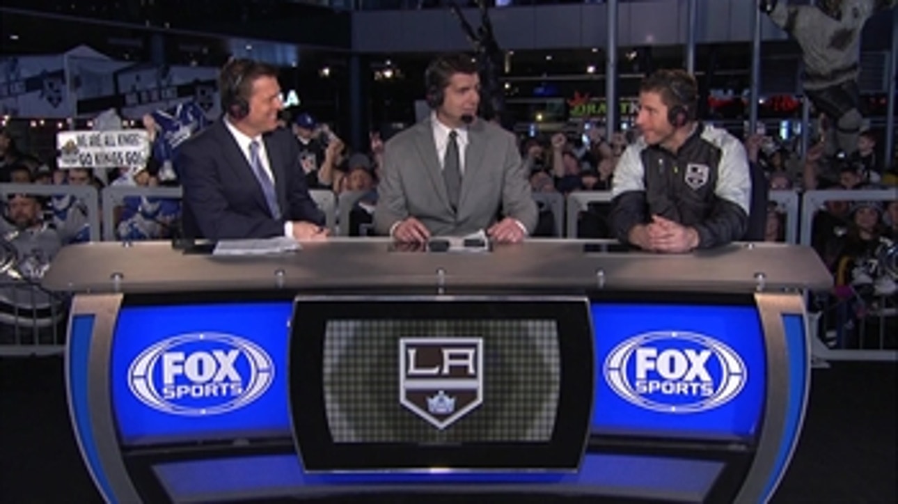 'Kings Live' welcomes Rob Scuderi to the set following win over Edmonton