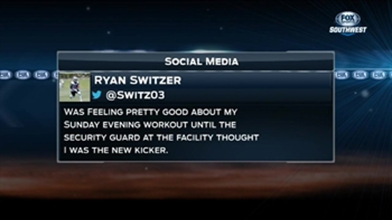 Ryan Switzer mixed up with Cowboys Kicker ' SportsDay OnAir