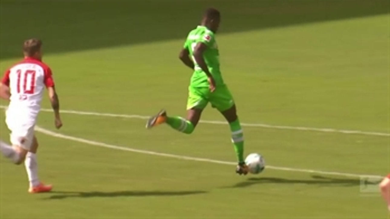 Denis Zakaria goal makes it 1-1 for Gladbach vs. FC Augsburg | 2017-18 Bundesliga Highlights