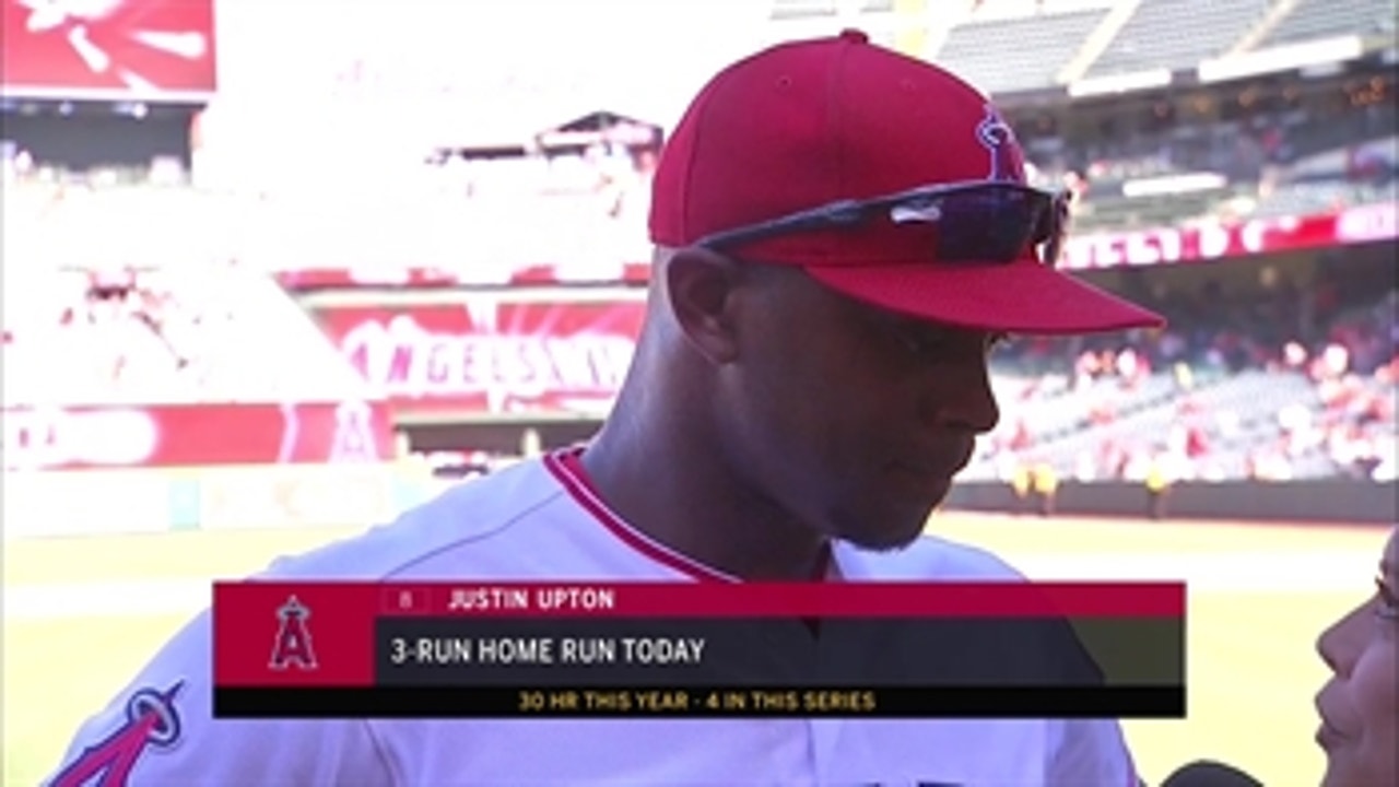 Justin Upton had himself a weekend At The Big A!