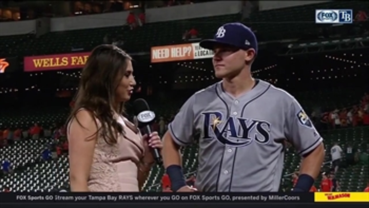 Jake Bauers talks about moving around defensively