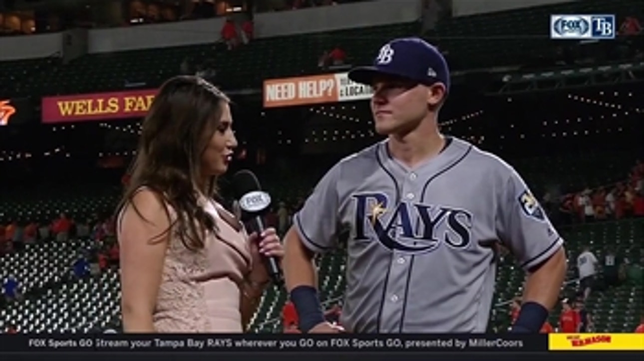 Jake Bauers talks about moving around defensively