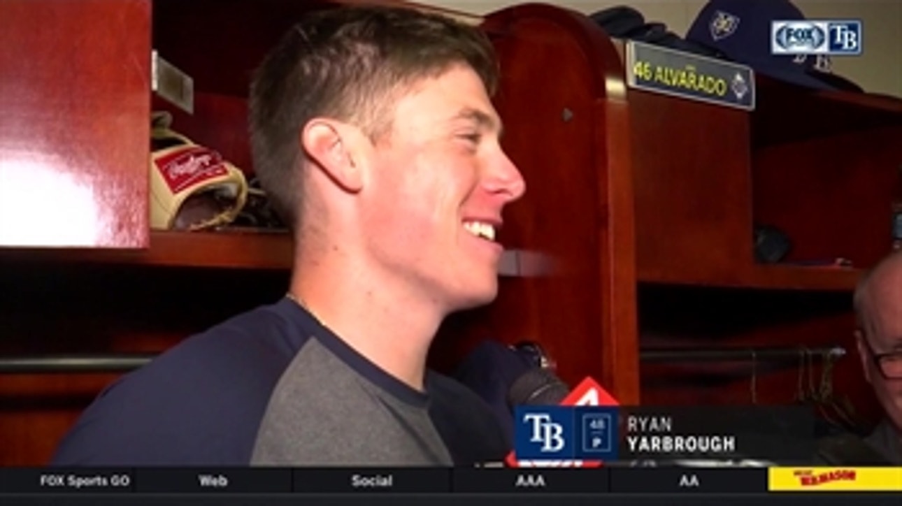 Rays LHP Ryan Yarbrough talks about pitching to newest catcher Michael Perez