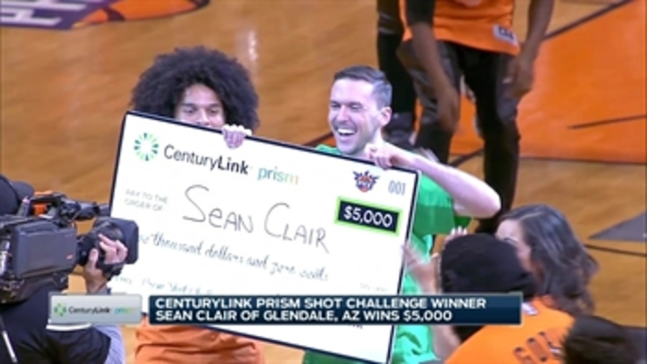 Suns fan wins $5,000 in shot challenge