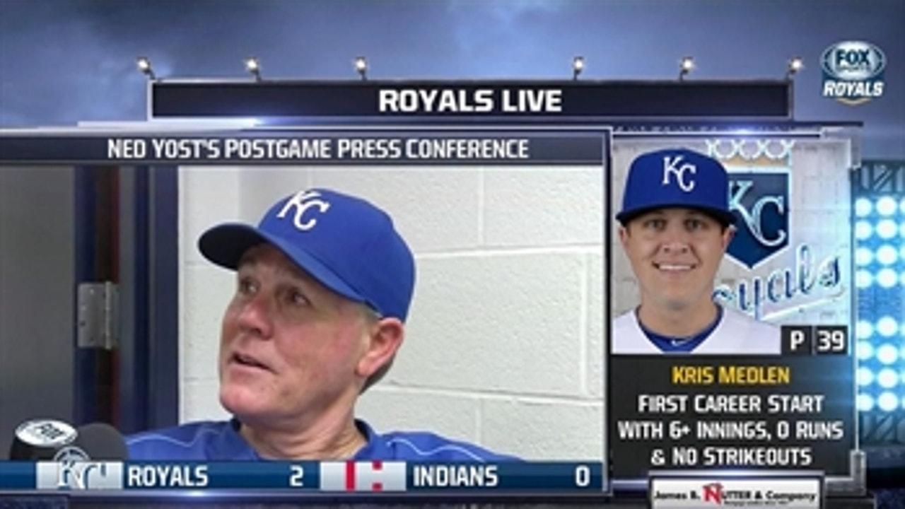Yost: Medlen delivered exactly what Royals needed