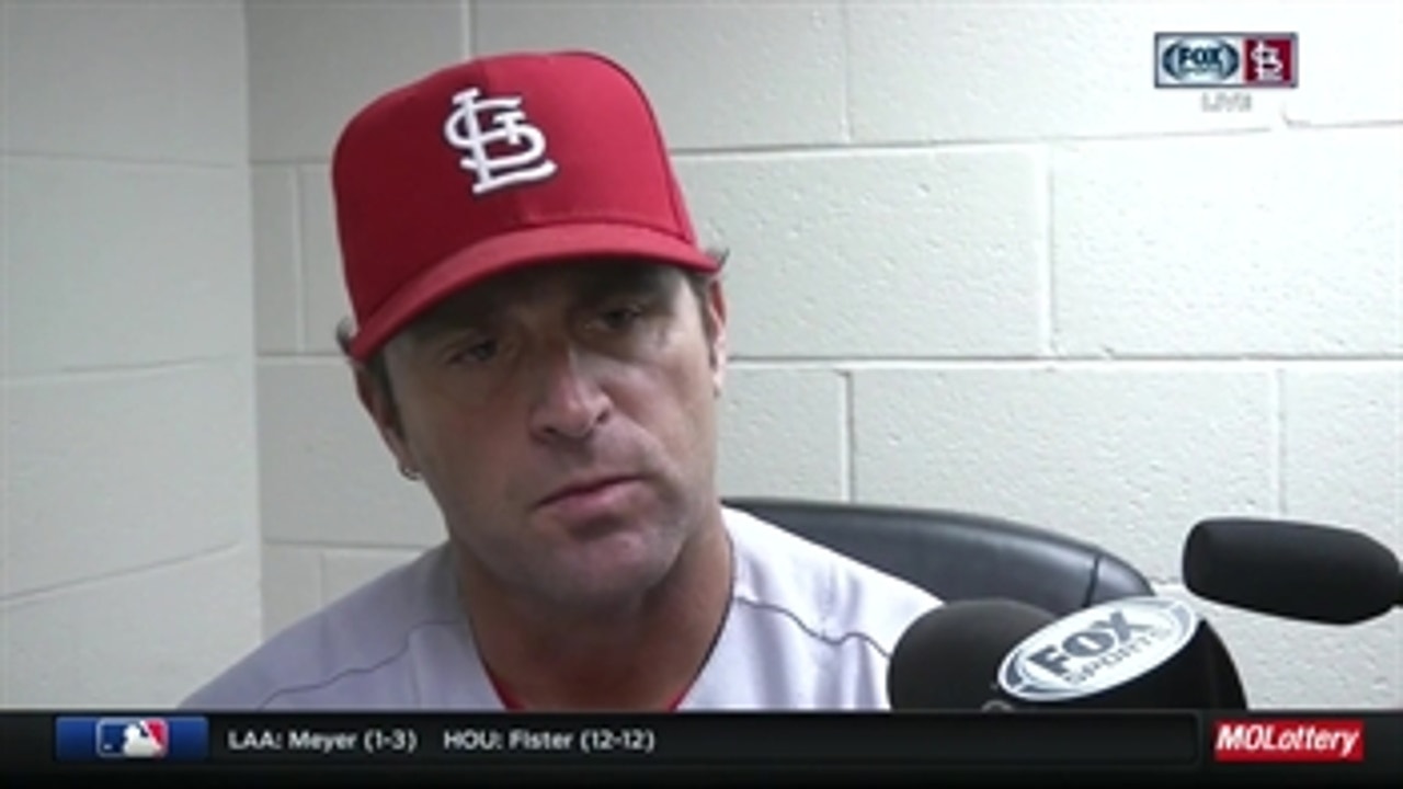 Matheny says ump missed call on Leake bunt 'attempt'