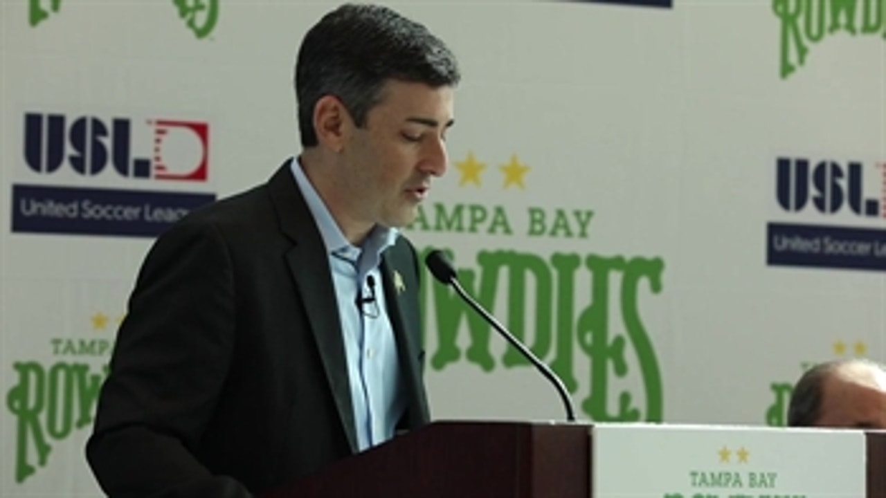Rays president of baseball ops Matt Silverman on acquisition of Rowdies