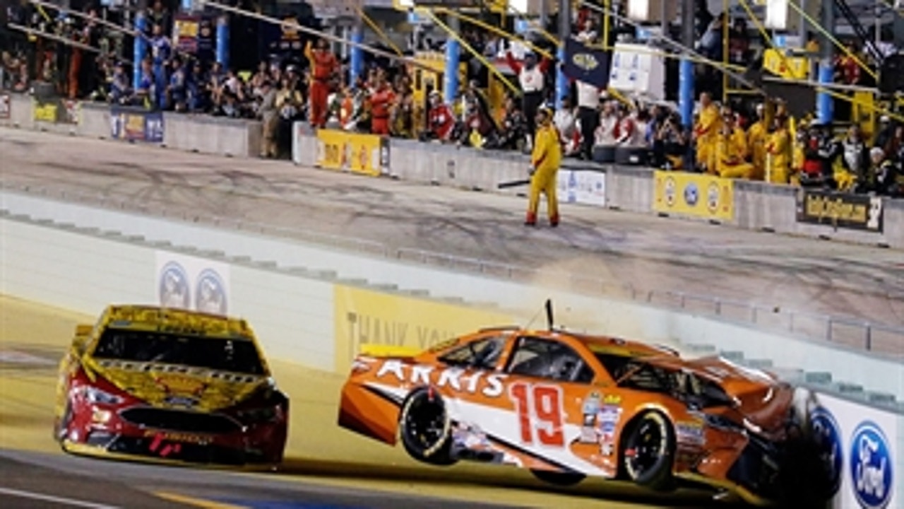 The wreck that cost Carl Edwards a championship