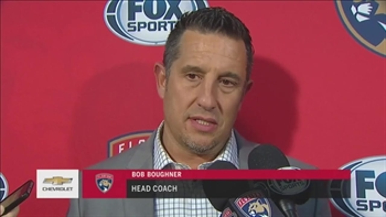 Bob Boughner liked how Panthers spread scoring around in Ottawa