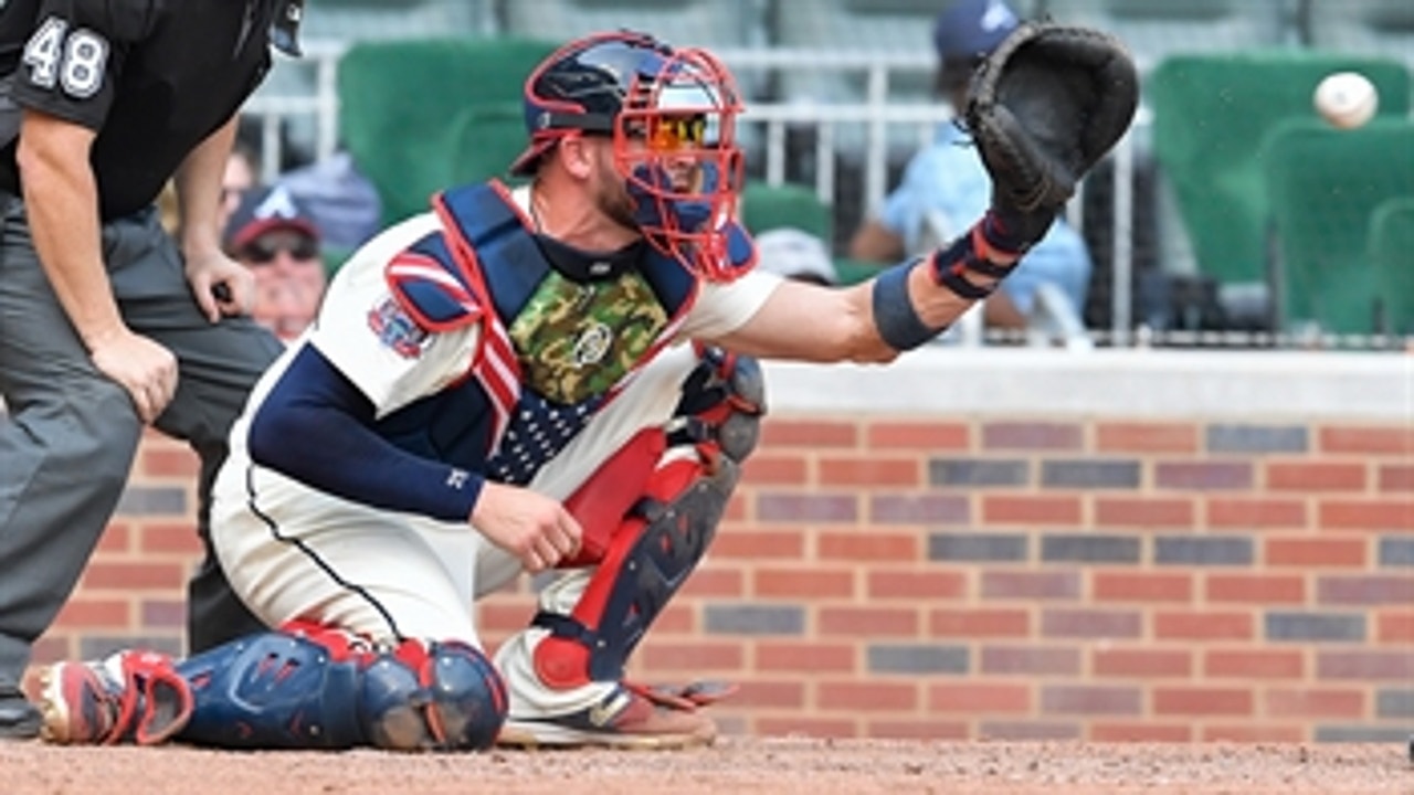 Braves catcher Tyler Flowers weighs in on young arms, late-career emergence